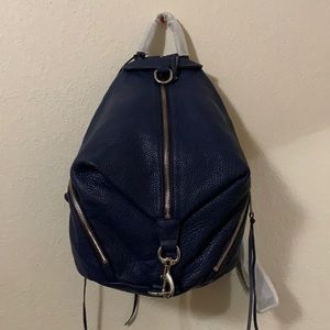 NWT Rebecca Minkoff backpack Navy blue silver hardware